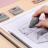 image:imageMr Pen Kneaded Erasers 144 x 136 3 Pack Gray  Soft Moldable Art Erasers for Charcoal Graphite amp Pastel Drawing Precision Highlighting Smudge ControlGray