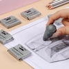 image:imageMr Pen Kneaded Erasers 144 x 136 6 Pack Gray  Soft Moldable Art Erasers for Charcoal Graphite amp Pastel Drawing Precision Highlighting Smudge Control
