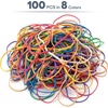 image:imageMr Pen Large Rubber Bands 7 Inch 100 Pack  Heavy Duty Rubber Band for File Folders Trash Can Office SuppliesMulticolored