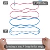 image:imageMr Pen Large Rubber Bands 7 Inch 100 Pack  Heavy Duty Rubber Band for File Folders Trash Can Office SuppliesPink and Blue