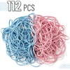image:imageMr Pen Large Rubber Bands 7 Inch 100 Pack  Heavy Duty Rubber Band for File Folders Trash Can Office SuppliesPink and Blue