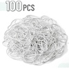 image:imageMr Pen Large Rubber Bands 7 Inch 100 Pack  Heavy Duty Rubber Band for File Folders Trash Can Office SuppliesWhite