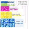 image:imageMr Pen Letters and Numbers Alphabet Templates Letter Stencils Pack of 514 9 1inches