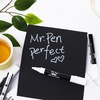 image:imageMr Pen Liquid Chalk Marker Pen 4 Pack 8x Labels  White NonToxic Odorless Chalk Markers Dual Reversible Chisel amp Bullet Tip Ideal for NonPorous ChalkboardsOne Size  Dual Tip