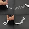 image:imageMr Pen Liquid Chalk Marker Pen 4 Pack 8x Labels  White NonToxic Odorless Chalk Markers Dual Reversible Chisel amp Bullet Tip Ideal for NonPorous ChalkboardsOne Size  Dual Tip
