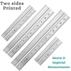 image:imageMr Pen Machinist Ruler 4 Pack 6 8 12 14 Inch  Stainless Steel Metric amp Imperial Precision Measuring Tool 164 132 05 mm Graduation for Engineering Carpentry6  8  12  14 inch