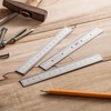 image:imageMr Pen Machinist Ruler 4 Pack 6 8 12 14 Inch  Stainless Steel Metric amp Imperial Precision Measuring Tool 164 132 05 mm Graduation for Engineering Carpentry6 inch  3 Pack