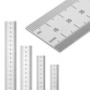 image:imageMr Pen Machinist Ruler 4 Pack 6 8 12 14 Inch  Stainless Steel Metric amp Imperial Precision Measuring Tool 164 132 05 mm Graduation for Engineering Carpentry6  8  12  14 inch