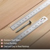 image:imageMr Pen Machinist Ruler 4 Pack 6 8 12 14 Inch  Stainless Steel Metric amp Imperial Precision Measuring Tool 164 132 05 mm Graduation for Engineering Carpentry150 mm  2 Pack