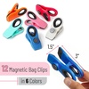 image:imageMr Pen Magnetic Bag Clips 12 Pack Assorted Colors Bag Clips