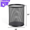 image:imageMr Pen Mesh Pen Holder 3pcs Pen Holder Pencil Cup Holder  Black Pen Holder Pen Cups Metal Pencil Holder Black Mesh Pencil Holder Pen Holder for Desk Pen Organizer for Desk