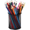 image:imageMr Pen Mesh Pen Holder 3pcs Pen Holder Pencil Cup Holder  Black Pen Holder Pen Cups Metal Pencil Holder Black Mesh Pencil Holder Pen Holder for Desk Pen Organizer for Desk