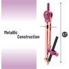 image:imageMr Pen Metal Geometry Compass CenterWheel Design  Precision Drafting Compass with Pencil for School amp Technical Drawing Draws Circles up to 11 Inches DiameterRose Gold