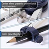 image:imageMr Pen Metal Geometry Compass CenterWheel Design  Precision Drafting Compass with Pencil for School amp Technical Drawing Draws Circles up to 11 Inches DiameterSilver