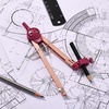 image:imageMr Pen Metal Geometry Compass CenterWheel Design  Precision Drafting Compass with Pencil for School amp Technical Drawing Draws Circles up to 11 Inches DiameterRose Gold