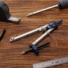 image:imageMr Pen Metal Geometry Compass CenterWheel Design  Precision Drafting Compass with Pencil for School amp Technical Drawing Draws Circles up to 11 Inches DiameterSilver