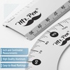 image:imageMr Pen Metal Geometry Kit 4 Pack 45 amp 3060 Set Squares  6 Protractor amp 12 Ruler Durable Metal Drafting Tools for Technical Drawing Math Engineering amp ArchitectureSilver