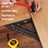 image:imageMr Pen Metal Square Ruler 7 Inch Aluminum Rafter Square  Carpenters Square Tool Carpentry SquaresBlack