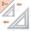 image:imageMr Pen Metal Square Ruler 7 Inch Aluminum Rafter Square  Carpenters Square Tool Carpentry SquaresSilver