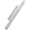 image:imageMr Pen Metal Straight Edge Ruler 4 pcs 6 8 12 14 Black  Stainless Steel Ruler Set Imperial amp Metric Measurements for Drawing Home Office EngineeringSilver
