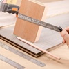 image:imageMr Pen Metal Straight Edge Ruler 4 pcs 6 8 12 14 Black  Stainless Steel Ruler Set Imperial amp Metric Measurements for Drawing Home Office EngineeringSilver