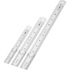 image:imageMr Pen Metal Straight Edge Ruler 4 pcs 6 8 12 14 Black  Stainless Steel Ruler Set Imperial amp Metric Measurements for Drawing Home Office EngineeringSilver