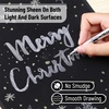 image:imageMr Pen Metallic Paint Markers 6 Pack Silver Paint Marker Gold Ink Pen  Silver Markers Permanent Metallic Gold Metallic MarkerSilver
