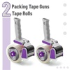 image:imageMr Pen Packing Tape Dispenser Gun 2Inch Blue 4 Pack with 4 Rolls Tape  Heavy Duty Packing Tape with Dispenser for Mailing Moving Boxes and PackagingPurple