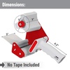 image:imageMr Pen Packing Tape Dispenser Gun 3Inch  Heavy Duty Packing Tape with Dispenser 3 inch Packaging Tape Gun Clear Packing Tape Tape Gun for Packing BoxesRed