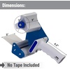 image:imageMr Pen Packing Tape Dispenser Gun 3Inch  Heavy Duty Packing Tape with Dispenser 3 inch Packaging Tape Gun Clear Packing Tape Tape Gun for Packing BoxesDark Blue