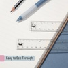 image:imageMr Pen Plastic Ruler 8 Inch 3 Pack EasytoRead Markings  ScratchResistant Design Durable Clear Rulers for Crafting Office amp School School Supplies