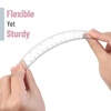 image:imageMr Pen Plastic Ruler 8 Inch 3 Pack EasytoRead Markings  ScratchResistant Design Durable Clear Rulers for Crafting Office amp School School Supplies