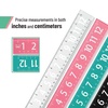 image:imageMr Pen Plastic Rulers with Large Numbers 4 Pack 12 Inch  EasytoRead Markings ScratchResistant Design Durable Ruler for Crafting Office amp School Colorful Rulers for Kids