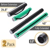 image:imageMr Pen Poster Storage Tube with Strap 2540 Extendable  for Blueprints Art work Maps Posters Documents Portable Durable Round Storage Cases with LidsBlack and Green