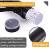 image:imageMr Pen Poster Storage Tube with Strap 2540 Extendable  for Blueprints Art work Maps Posters Documents Portable Durable Round Storage Cases with LidsBlack