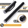 image:imageMr Pen Poster Storage Tube with Strap 2540 Extendable  for Blueprints Art work Maps Posters Documents Portable Durable Round Storage Cases with LidsBlack
