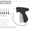 image:imageMr Pen Price Tagging Gun Hangtag Attacher with 1008 Barbs  2 Long Barbs Fasteners and 5 Needles Cream amp Navy Blue Retail Pricing Tag Gun for Stores Consignment Garage Yard SaleBlack  Gray