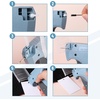 image:imageMr Pen Price Tagging Gun Hangtag Attacher with 1008 Barbs  2 Long Barbs Fasteners and 5 Needles Cream amp Navy Blue Retail Pricing Tag Gun for Stores Consignment Garage Yard SalePurple  White
