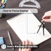 image:imageMr Pen Professional Compass for Geometry Extra Lead  Metal Compass Drawing Tool for Students Drafting and Engineering Technical Drawings Circles and Geometry ProjectsBlack