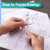 image:imageMr Pen Professional Compass for Geometry Extra Lead  Metal Compass Drawing Tool for Students Drafting and Engineering Technical Drawings Circles and Geometry ProjectsLight Blue