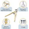 image:imageMr Pen Professional Compass for Geometry Extra Lead  Metal Compass Drawing Tool for Students Drafting and Engineering Technical Drawings Circles and Geometry ProjectsGold