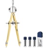 image:imageMr Pen Professional Compass for Geometry Extra Lead  Metal Compass Drawing Tool for Students Drafting and Engineering Technical Drawings Circles and Geometry ProjectsGold