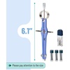 image:imageMr Pen Professional Compass for Geometry Extra Lead  Metal Compass Drawing Tool for Students Drafting and Engineering Technical Drawings Circles and Geometry ProjectsLight Blue
