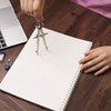 image:imageMr Pen Professional Compass for Geometry Extra Lead  Metal Compass Drawing Tool for Students Drafting and Engineering Technical Drawings Circles and Geometry ProjectsSilver