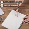 image:imageMr Pen Professional Compass for Geometry Extra Lead  Metal Compass Drawing Tool for Students Drafting and Engineering Technical Drawings Circles and Geometry ProjectsRose Gold