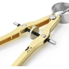 image:imageMr Pen Professional Compass for Geometry Extra Lead  Metal Compass Drawing Tool for Students Drafting and Engineering Technical Drawings Circles and Geometry ProjectsGold