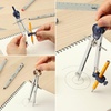 image:imageMr Pen Professional Geometry Set 15 pcs Drafting Tools with Protractor  Compass Metal Ruler Triangles Pens amp Pencils Complete Geometry amp Drafting Kit for Architects Engineers amp StudentsSilver