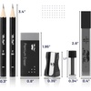 image:imageMr Pen Professional Geometry Set 15 pcs Drafting Tools with Protractor  Compass Metal Ruler Triangles Pens amp Pencils Complete Geometry amp Drafting Kit for Architects Engineers amp StudentsBlack