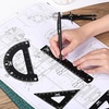 image:imageMr Pen Professional Geometry Set 15 pcs Drafting Tools with Protractor  Compass Metal Ruler Triangles Pens amp Pencils Complete Geometry amp Drafting Kit for Architects Engineers amp StudentsBlack