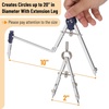 image:imageMr Pen Professional Metal Compass Set 7 pcs  Precision Drafting Compass with Extension Leg Pencil Holder Extra Lead amp Needles Geometry Tool for Drawing Circles Math7 pcs Geometry Tool Set